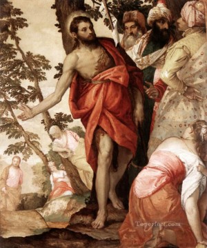 パオロ・ヴェロネーゼ Painting - ルネサンスを説教する洗礼者聖ヨハネ パオロ・ヴェロネーゼ